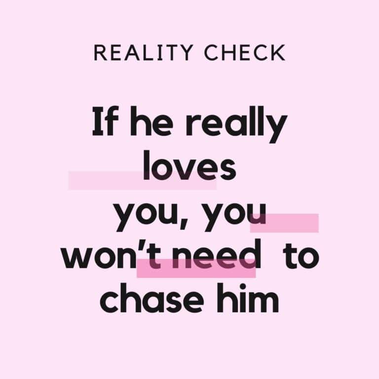 chase him